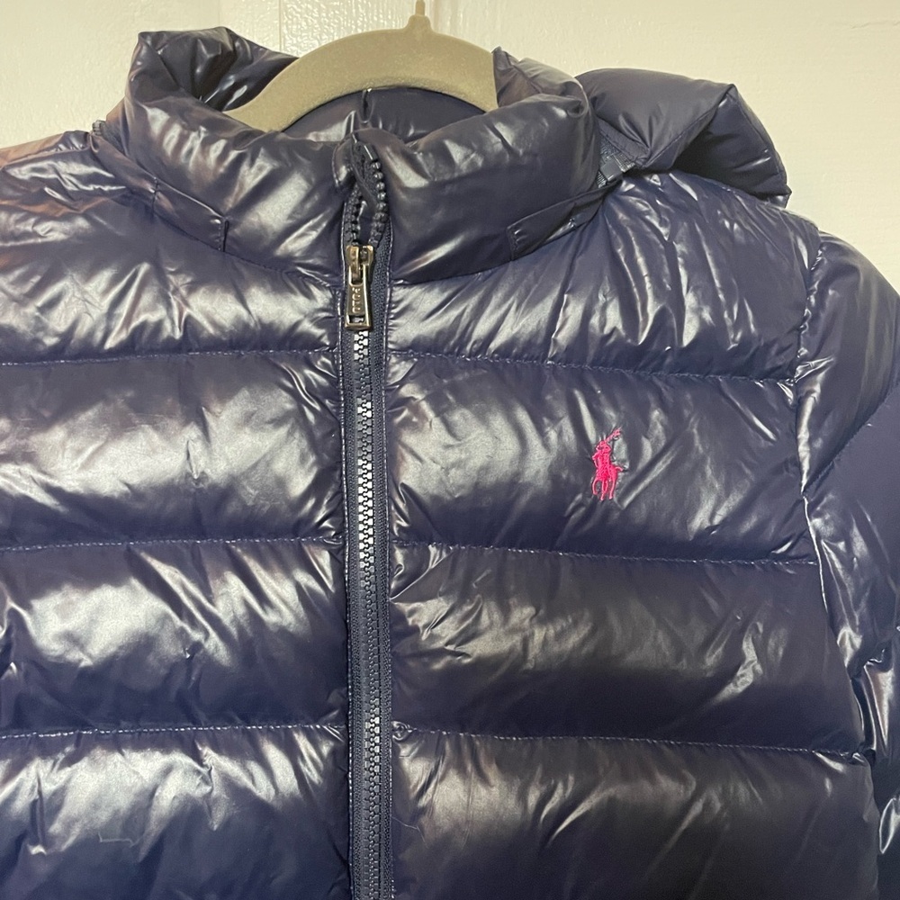 Polo Ralph Lauren insulated puffer jacket girls size M (8/10) - Picture 2 of 7